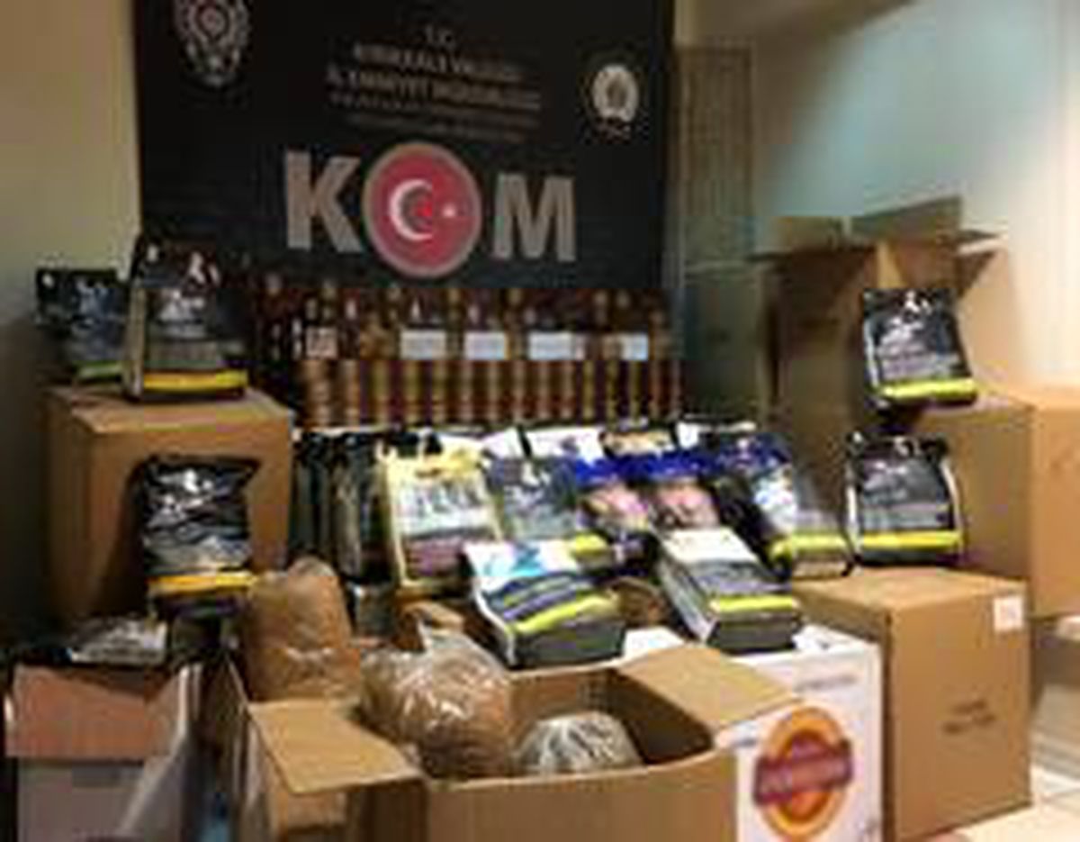 Kırıkkale\'de 157 kilogram tütün ele geçirildi