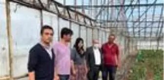 Kumluca'daki şiddetli yağış ve fırtınanın gelişi kameraya yansıdı