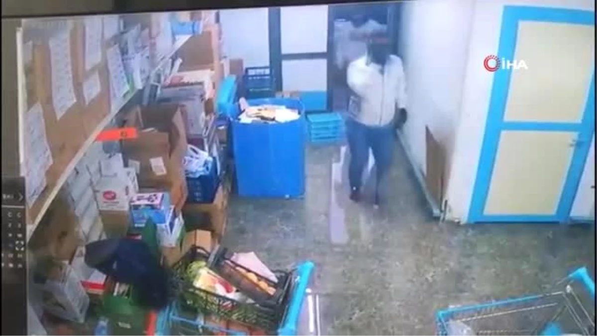 Marketten soygun gerçekleştiren maskeli şüphelilerden biri yakalandı