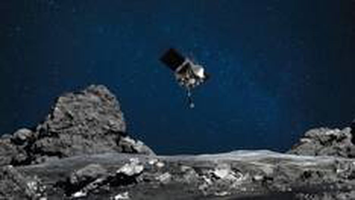 Osiris-Rex: NASA\'nın uzay aracı, numune toplamak üzere asteroide başarılı bir şekilde temas etti