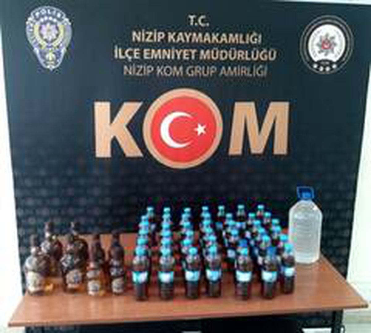 Sahte alkol üretenlere operasyon: 2 gözaltı