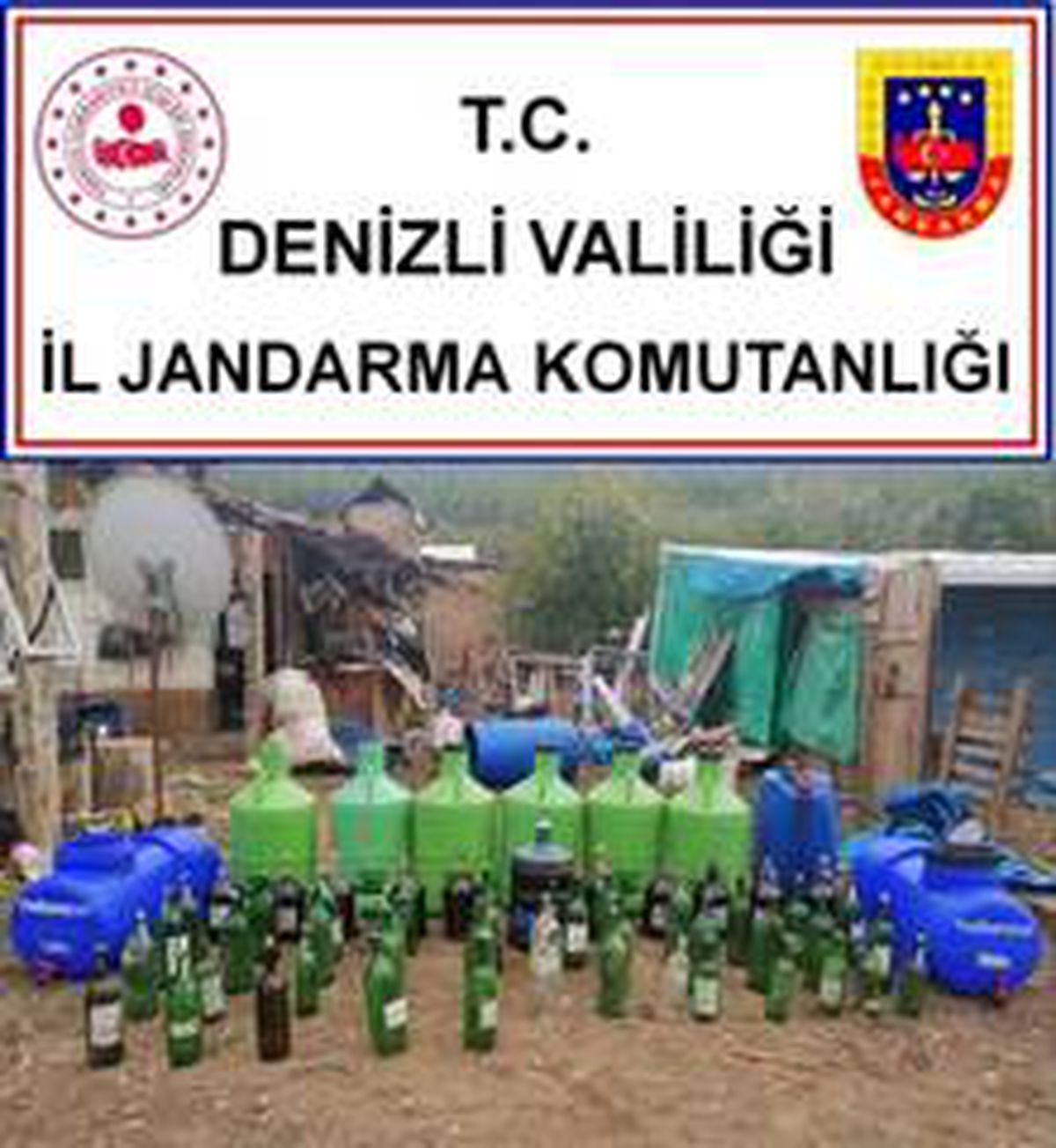 Yaşlı adam evi ve ahırını kaçak içki imalathanesine çevirdi