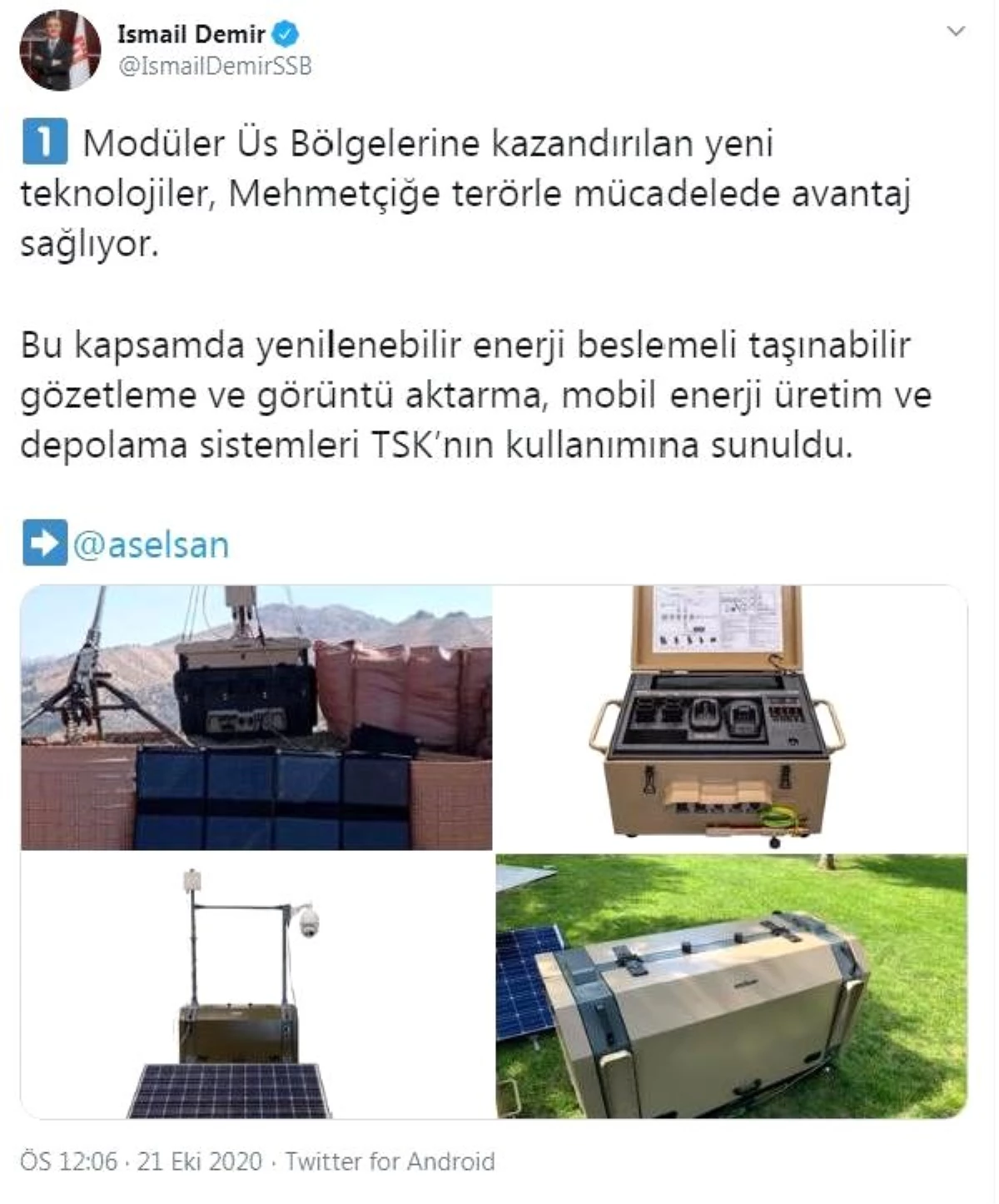 Yeni yerli sistemler, TSK\'nın kullanımına sunuldu