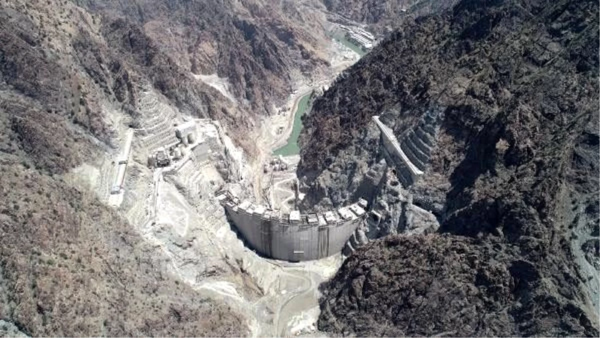 Yusufeli Barajı\'nda, 241 metre gövde yüksekliğine ulaşıldı
