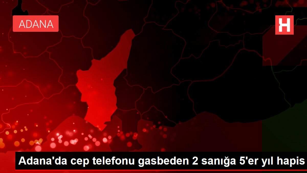 Adana'da cep telefonu gasbeden 2 sanığa 5'er yıl hapis