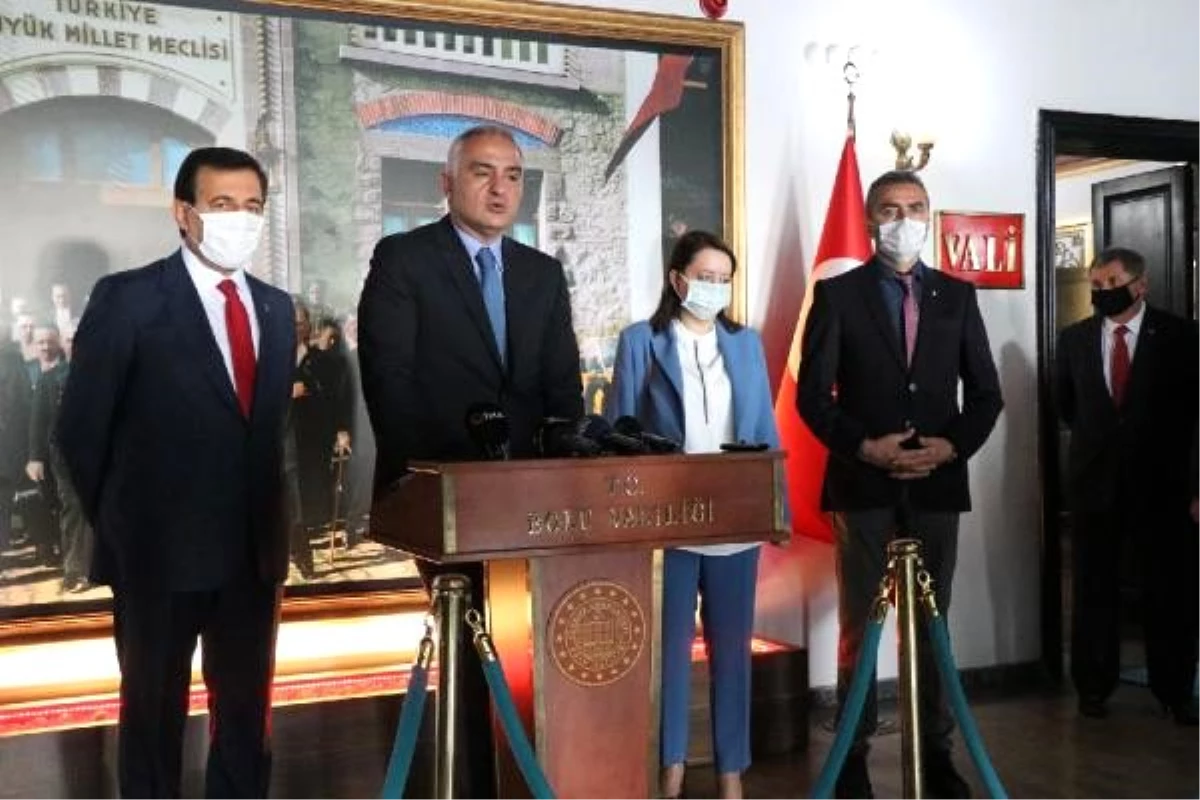 Kültür ve Turizm Bakanı Ersoy, Bolu\'nun turizm merkezlerini havadan inceledi