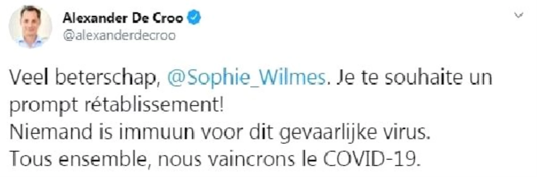 Son dakika haber: Belçika Dışişleri Bakanı Sophie Wilmes yoğun bakımda