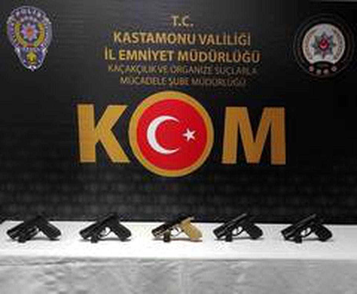 Son dakika! Kastamonu\'da silah kaçakçılarına operasyon: 2 tutuklu
