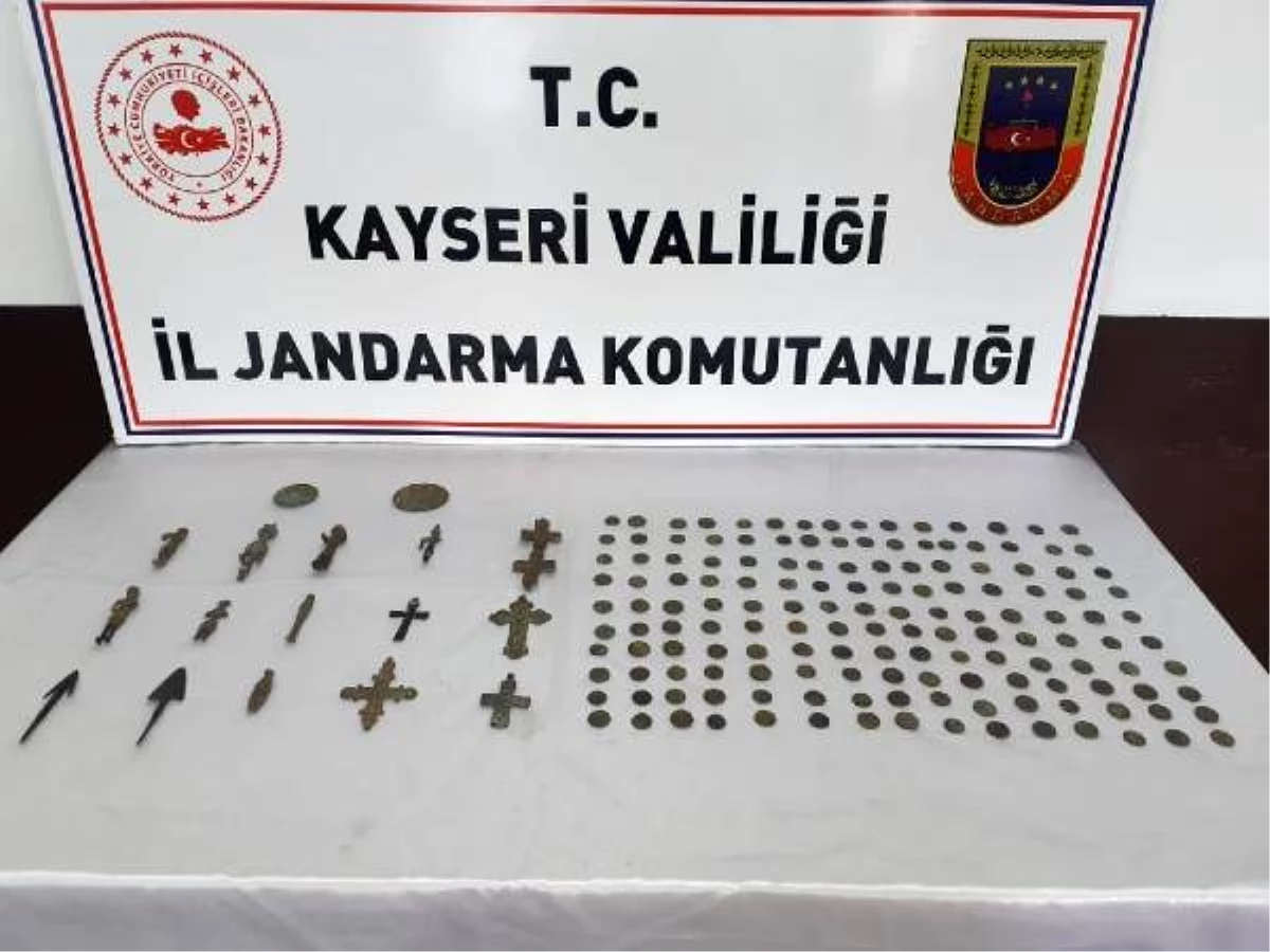 Kayseri\'de tarihi eser kaçakçılığına 5 gözaltı