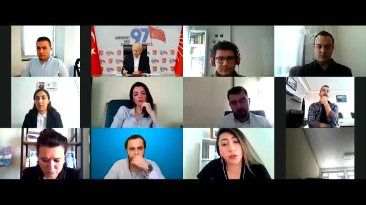 Kılıçdaroğlu, gençlerle video konferans yöntemiyle görüştü (2)