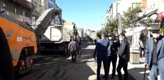 Belediye Kazımpaşa Caddesi'nin asfaltına başladı