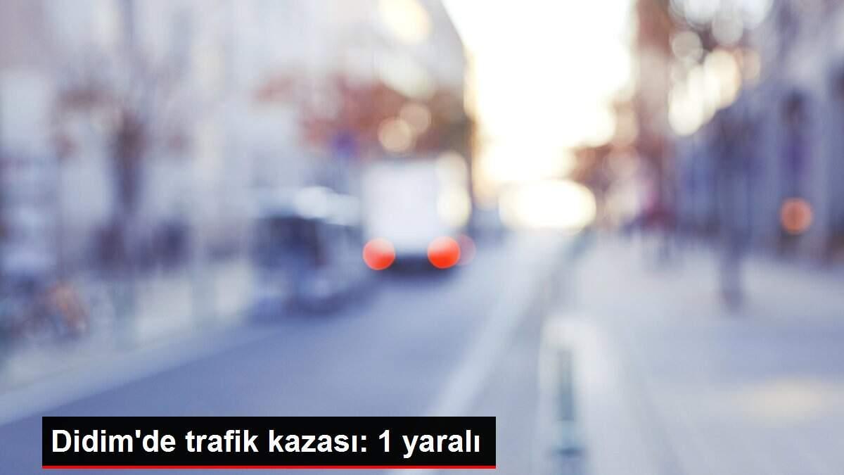 Didim'de trafik kazası: 1 yaralı
