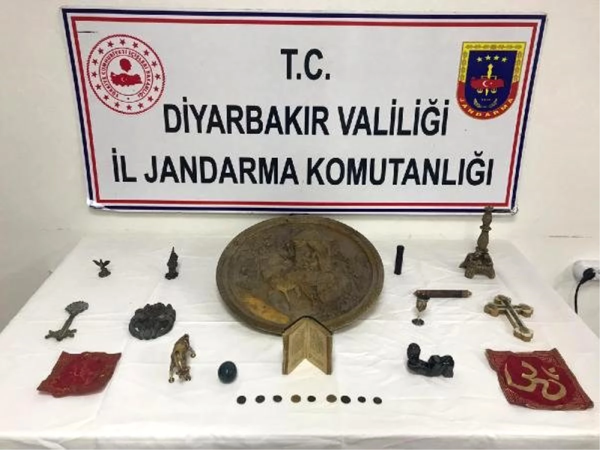Son dakika haberi: Diyarbakır\'da 500 bin liralık tarihi eser operasyonu: 3 gözaltı