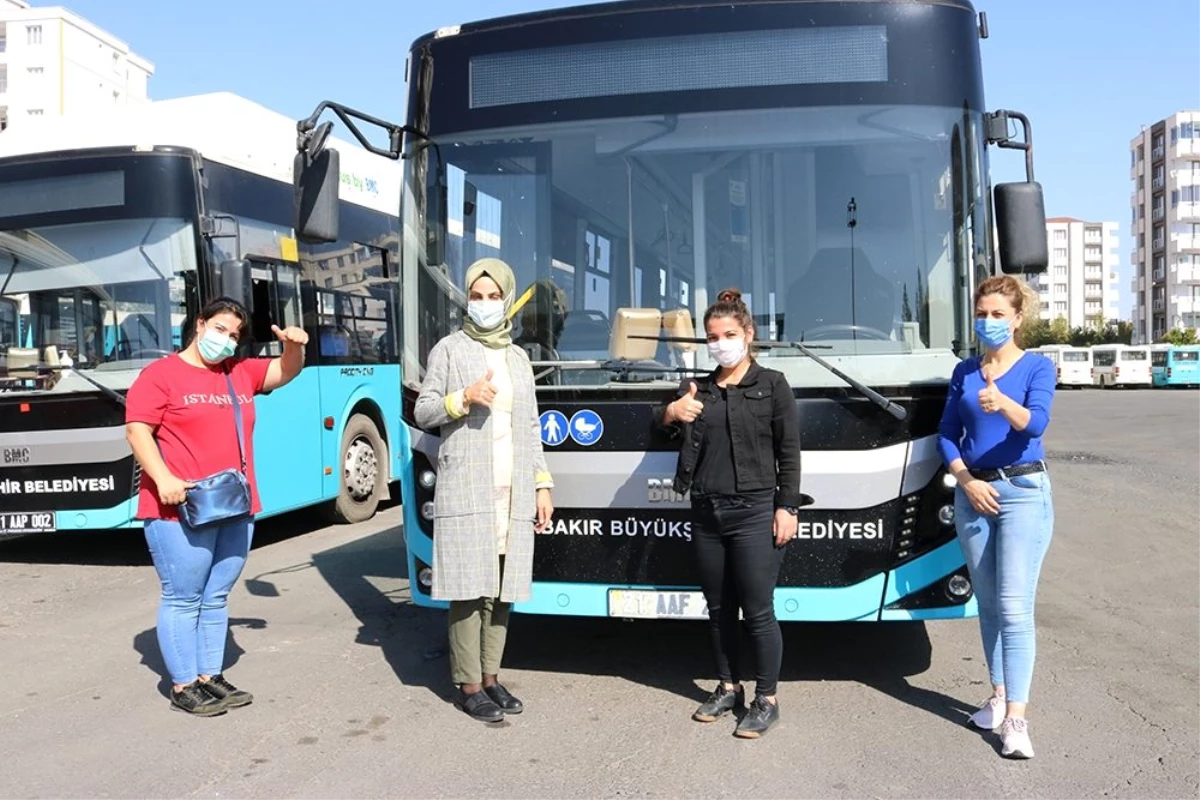 Diyarbakır\'ın kadın otobüs şoförleri iş başında