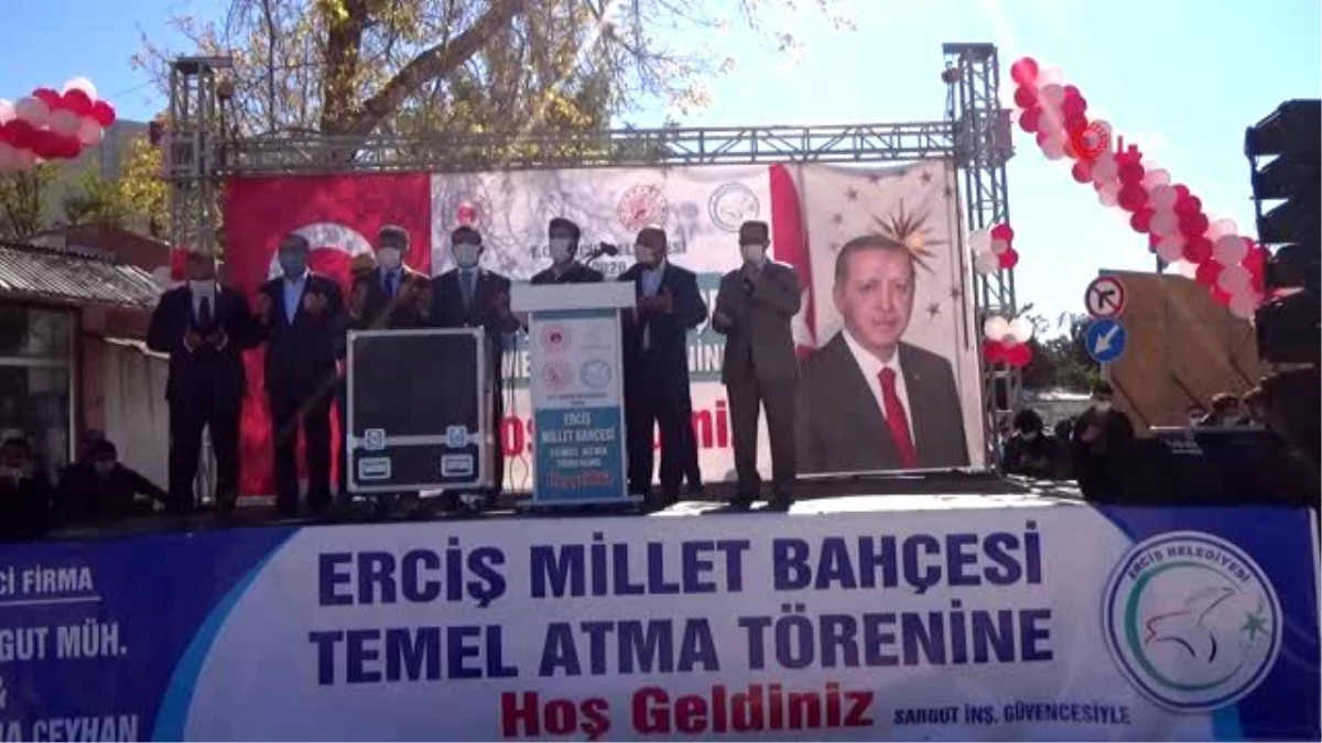 Erciş\'te Millet Bahçesi\'nin temel atma töreni gerçekleştirildi