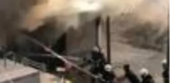 Hatay'da depo yangını