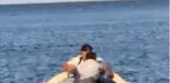 Balık tutmaya çalışırken boğulma tehlikesi geçiren kişiyi balıkçılar kurtardı