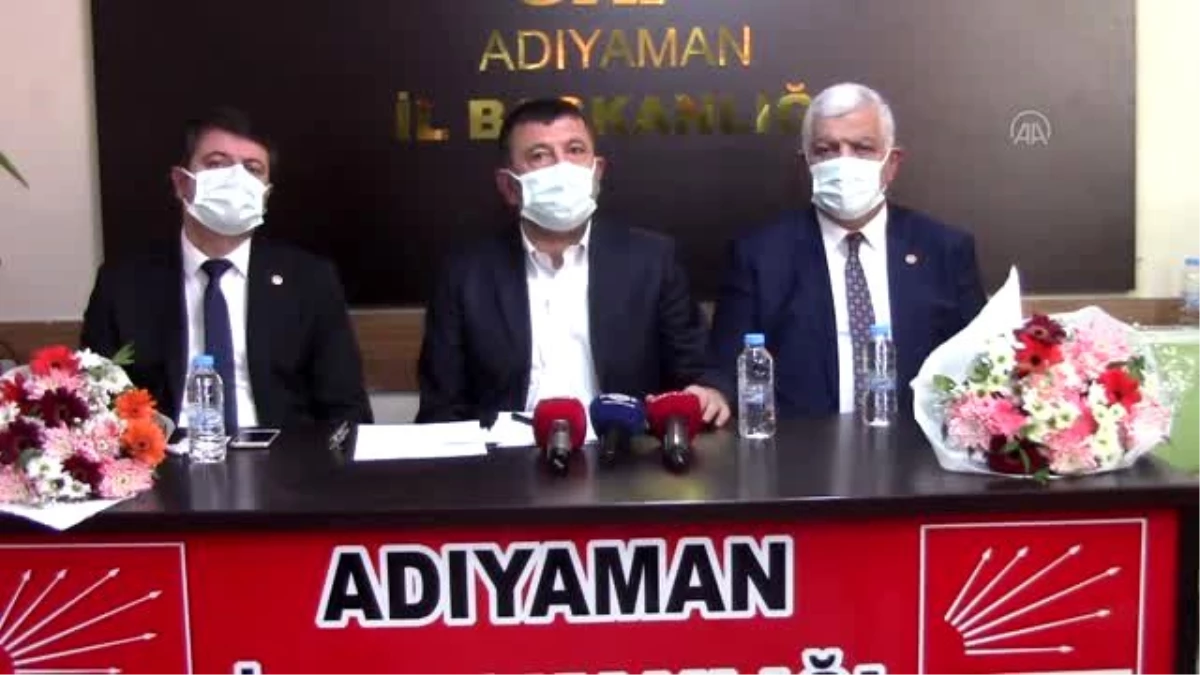 CHP Genel Başkan Yardımcısı Veli Ağbaba Adıyaman\'da konuştu