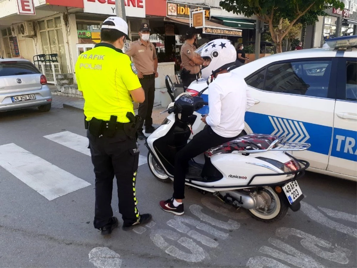 Son dakika haber | Dalaman\'da polisten motosiklet denetimi