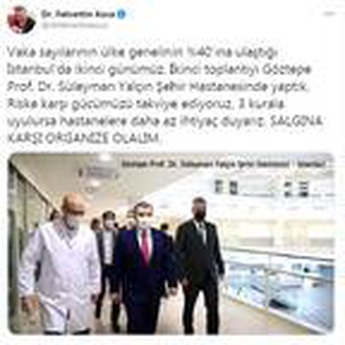 Bakan Koca\'dan uyarı: Salgına karşı organize olalım