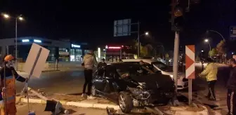 İki otomobil çarpıştı: 1 yaralı