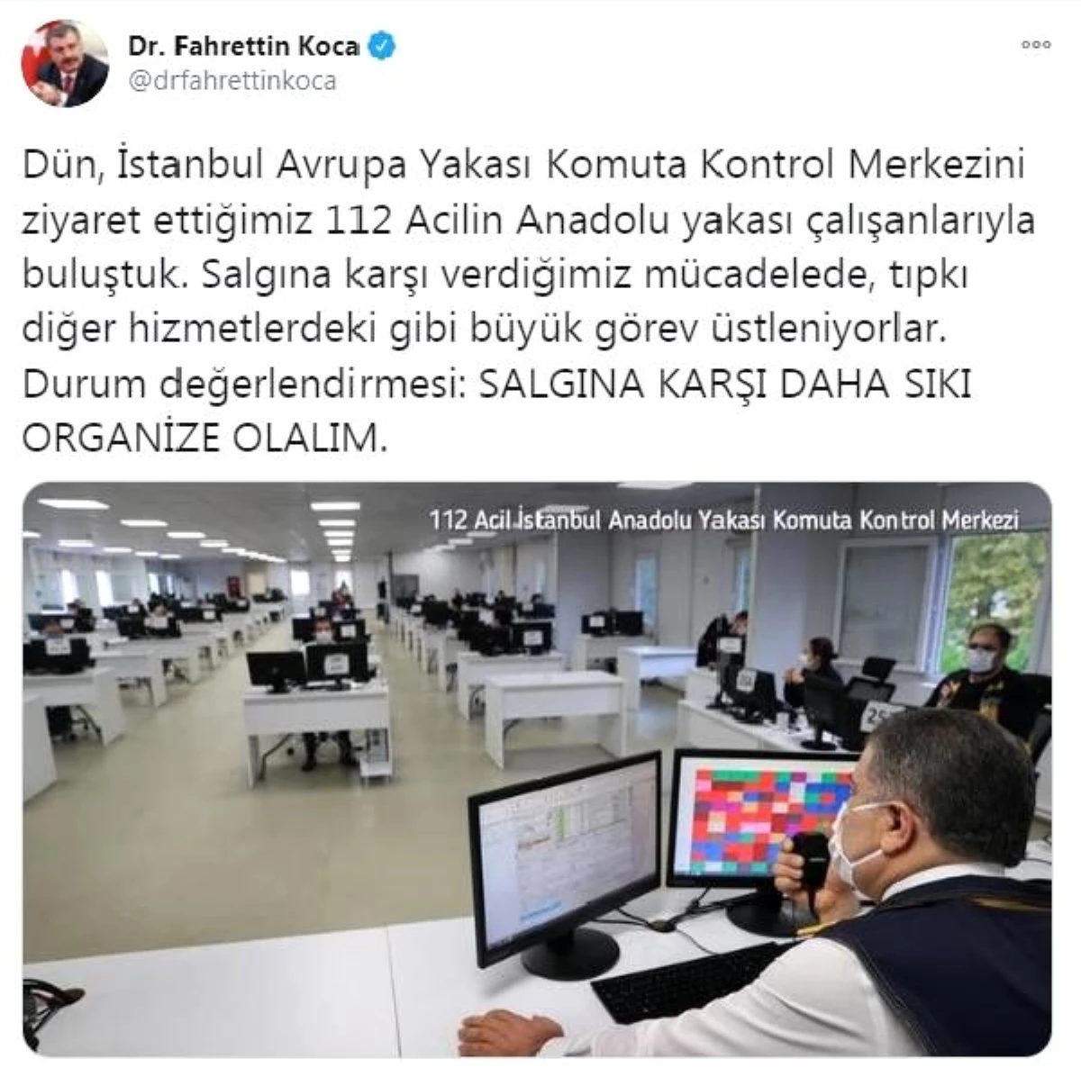 Bakan Koca\'dan İstanbul\'da toplantı trafiği