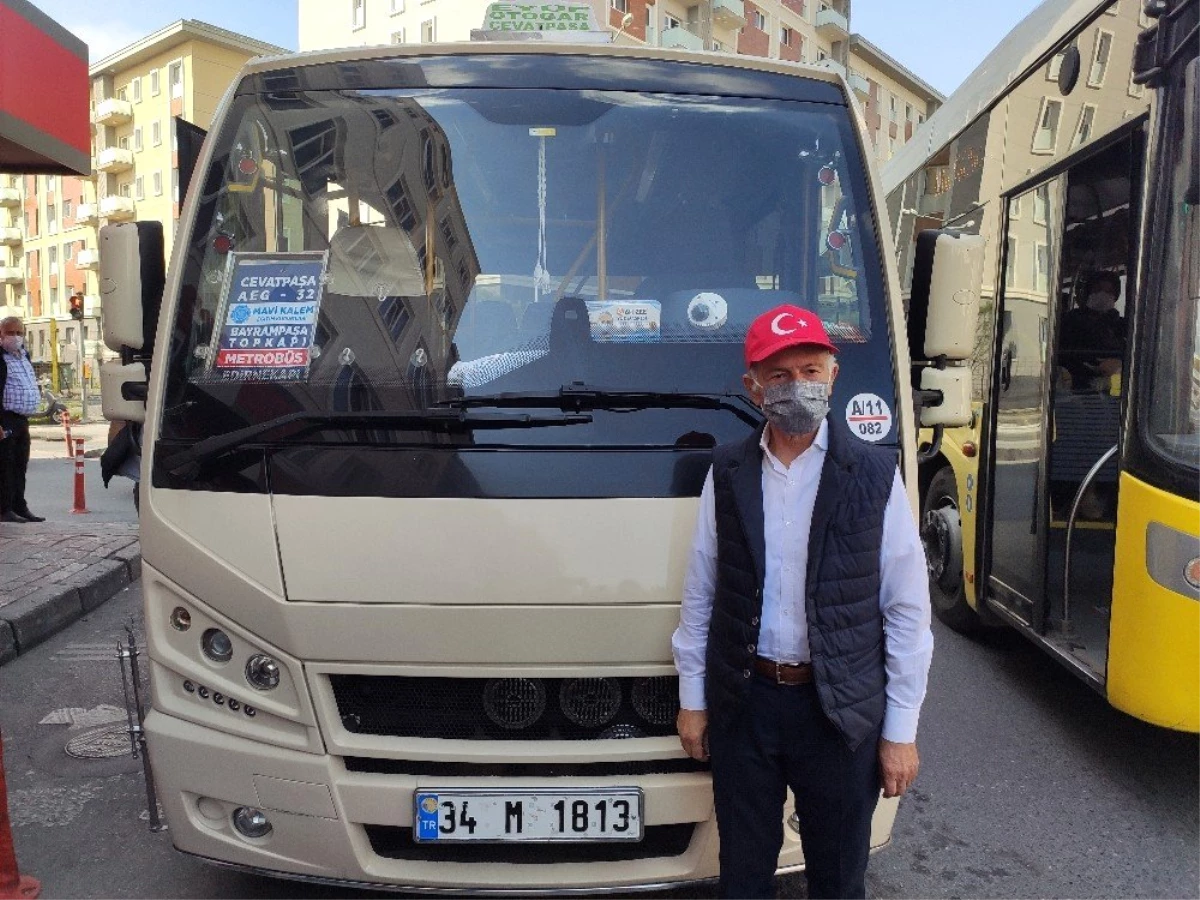 Başkan Atila Aydıner\'den tebdili kıyafetle minibüslerde pandemi denetimi