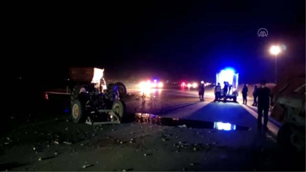 Çekici traktörle çarpıştı: 1 ölü, 2 yaralı
