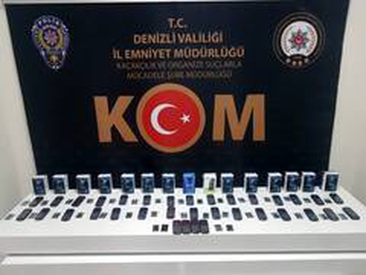 Denizli\'ye kaçak yollarla gelen ürünlere el konuldu