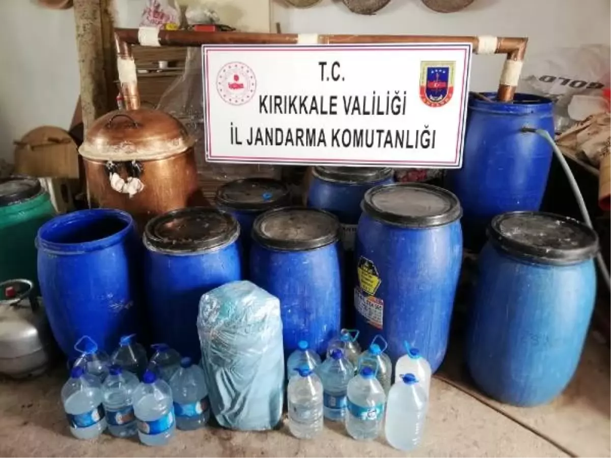 Kırıkkale\'de 1150 litre sahte içki ele geçirildi