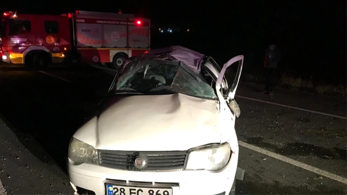 Kırıkkale\'de otomobil takla attı: 3 yaralı