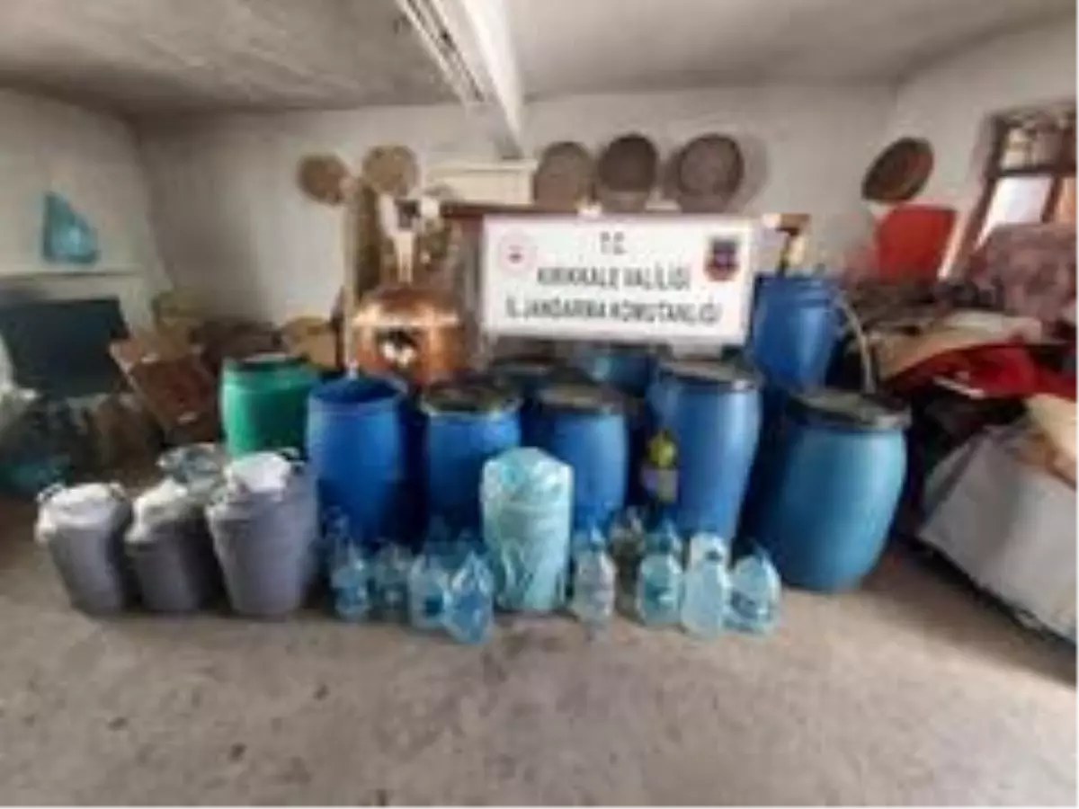 Kırıkkale\'de "sahte içki" operasyonu: Bin 150 litre ele geçirildi