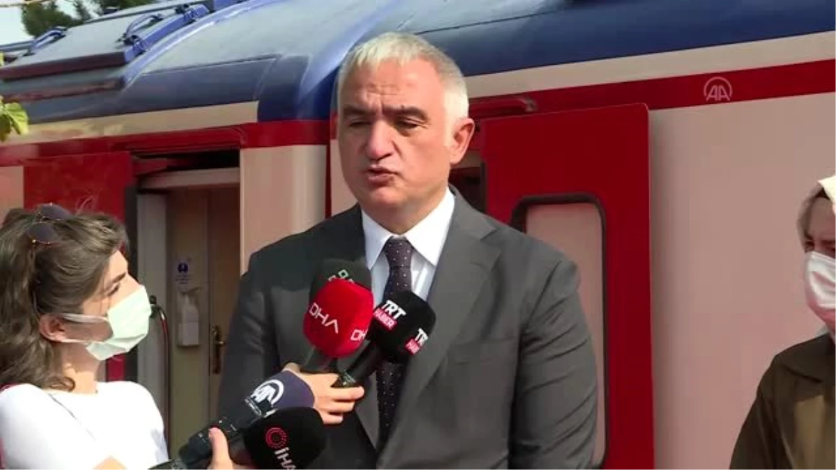 Son dakika haber... Kültür ve Turizm Bakanı Mehmet Nuri Ersoy "Karaelmas Ekspresi" ile ilgili basın mensuplarına açıklamalarda bulundu
