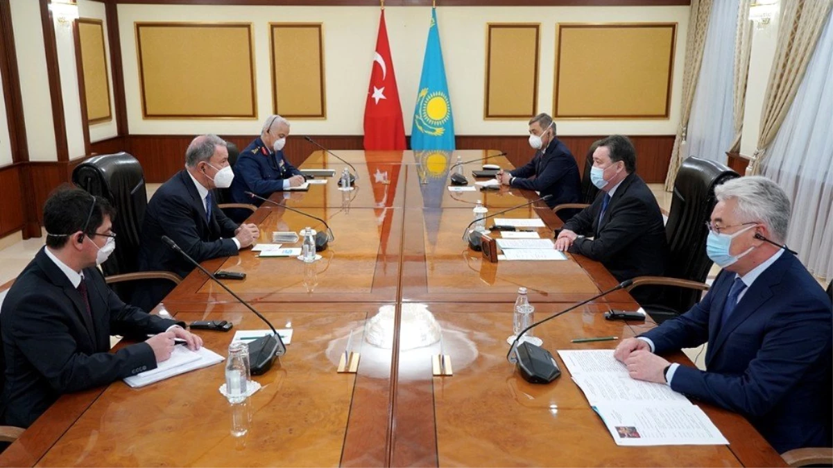 Son dakika haber | Milli Savunma Bakanı Akar, Kazakistan Başbakanı Mamin ile görüştü - NUR