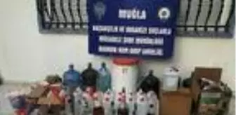 Muğla'daki sahte içki ve kaçakçılık operasyonunda 13 tutuklama