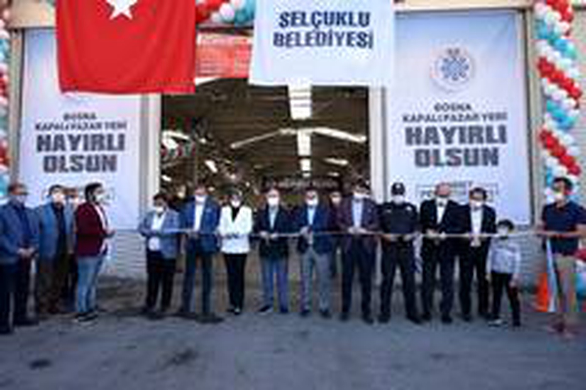 Son dakika haber! Selçuklu\'da Bosna Kapalı Pazar Yeri açıldı