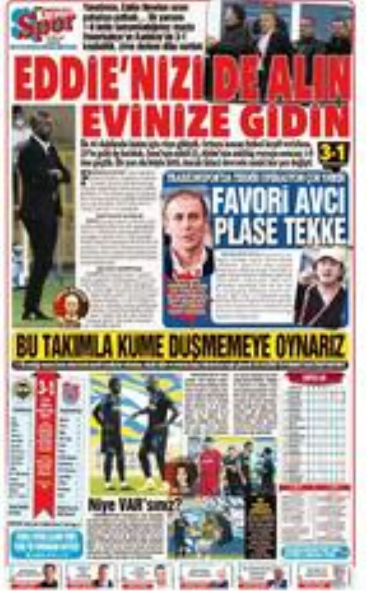 Trabzon\'da Eddie Newton ve Cüneyt Çakır tepkisi