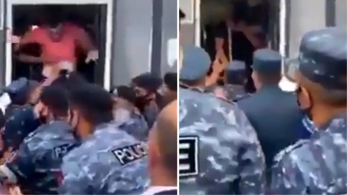 Çaresizliklerini anlatan en iyi video! Ermeni gençler, polis zoruyla otobüse bindirilip cepheye gönderildi