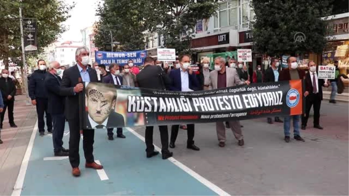 Fransa Cumhurbaşkanı Macron\'un İslam karşıtı tutumu protesto edildi