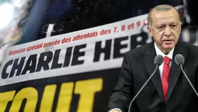 Charlie Hebdo'dan yine çirkin provokasyon! Erdoğan üzerinden Peygamberimizi ve İslam'ı hedef aldılar