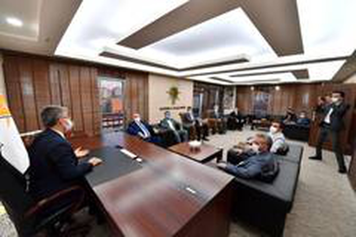 Kayseri OSB\'den AK Parti İl Başkanı Şaban Çopuroğlu\'na "hayırlı olsun" ziyareti