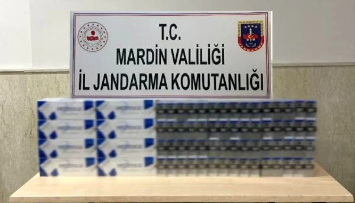 Mardin\'de, 30 bin lira değerinde gümrük kaçağı sigara ele geçirildi
