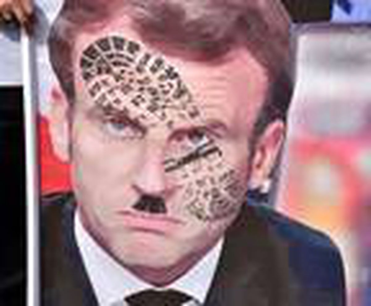 Sivas\'ta, Fransa Cumhurbaşkanı Macron protestosu