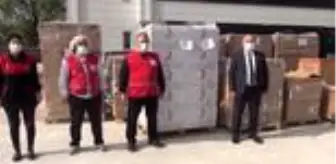 Son dakika: Türk Kızılaydan Zonguldak'taki sağlık çalışanlarına tıbbi malzeme desteği - ZONGULDAK