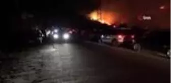 Son dakika haberleri | Yangının devam ettiği bölgede trafo bomba gibi patladı