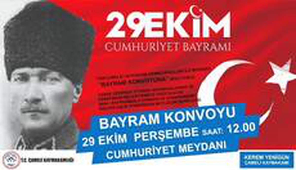Cumhuriyet Bayramı, konvoylarla kutlanacak
