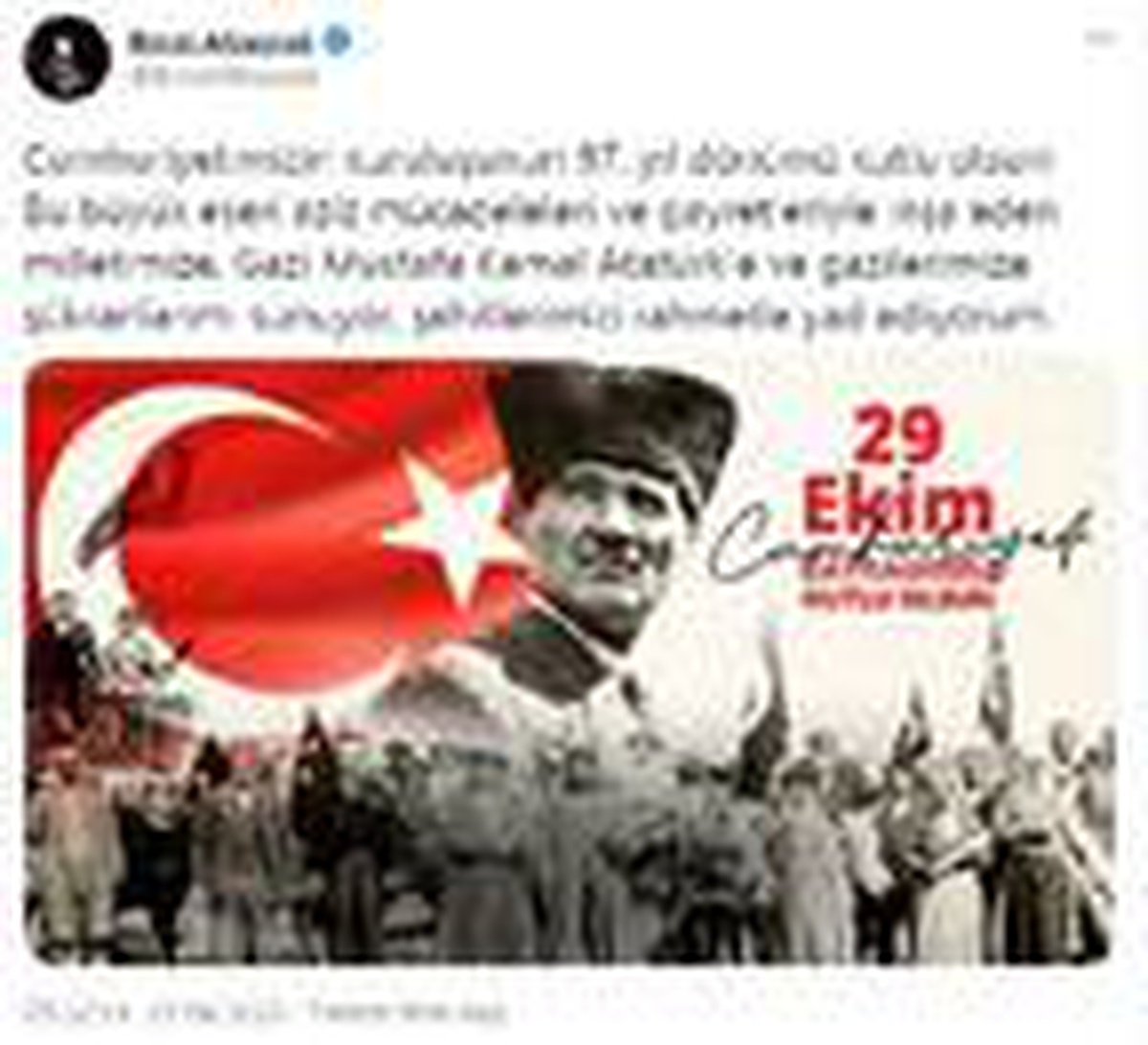 Son Dakika | Bakan Albayrak\'tan 29 Ekim mesajı