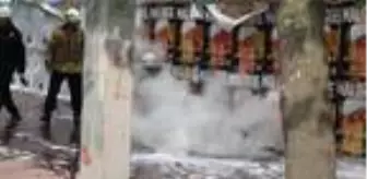 Şişli'de yer altı elektrik kablolarında patlama