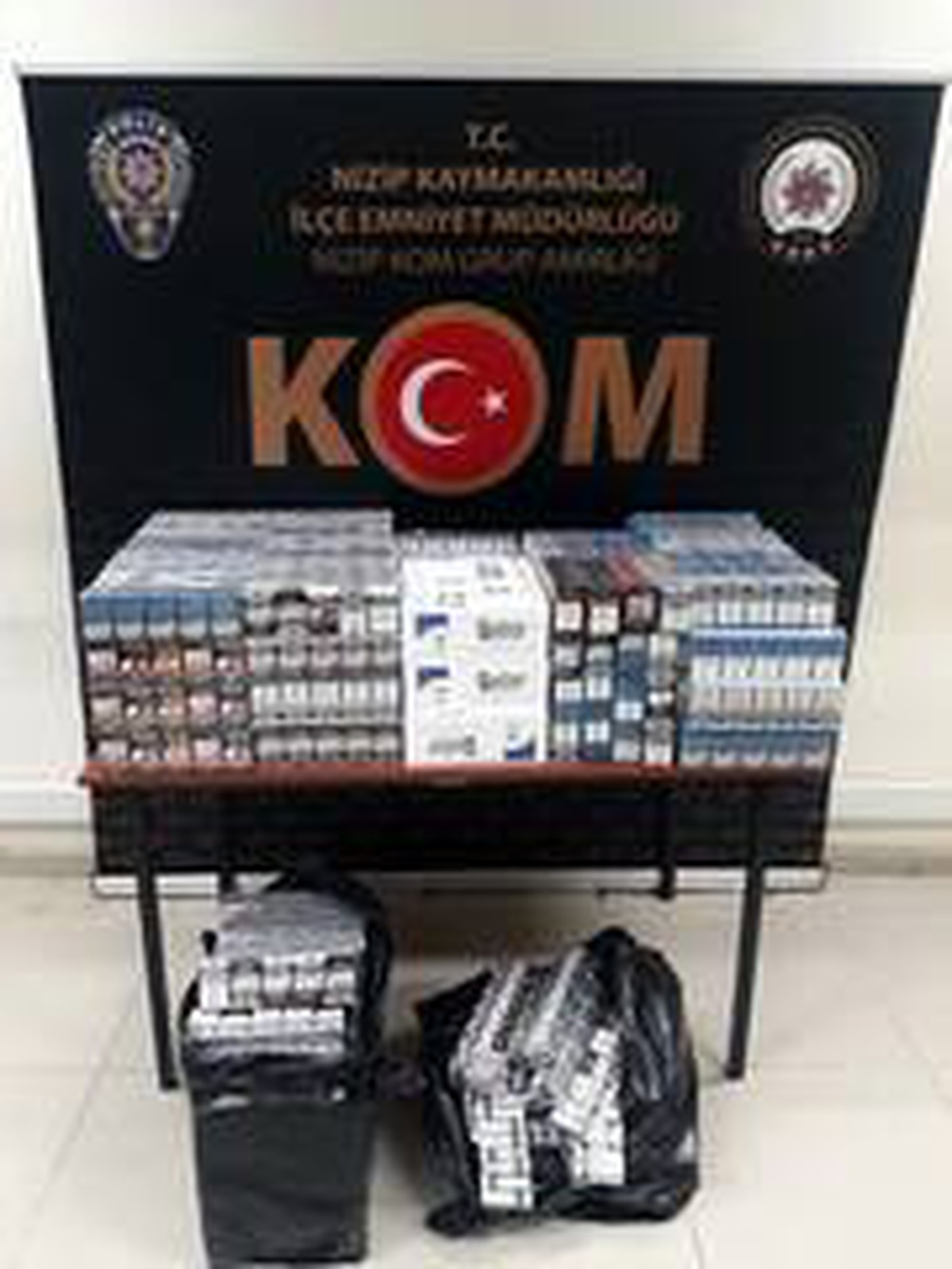 Gaziantep\'te 3 bin 150 paket kaçak sigara ele geçirildi