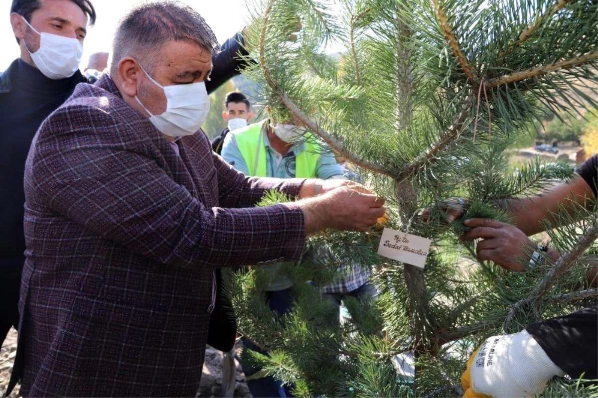 Palandöken Belediyesi, hayatını kaybeden sağlık çalışanları adına ağaç dikti